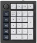 KEYCHRON Q0 Max RGB vezeték nélküli numerikus billentyűzet, piros kapcsoló (fekete) [Q0M-M1] (Q0M-M1) - wincity