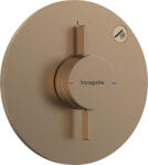 Hansgrohe DuoTurn S, rejtett csaptelep 1 készülékhez, szálcsiszolt bronz, HAN-75618140 (HAN-75618140)