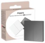 Aqara H1 vezetéknélküli kapcsoló 2 gombos, Zigbee, szürke (WRS-R02-G)