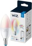 Philips Colors intelligens RGBW LED izzó, Wi-Fi, C37, E14, 4, 9 W (40 W), 470 lm, fehér és színes fény, kompatibilis a Google Assistant / Alexa / Siri szolgáltatással