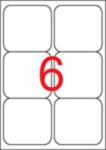 APLI Etikett, univerzális, 99, 1x93, 1 mm, kerekített sarkú, APLI, 600 etikett/csomag (LCA2421) - hazunktajan