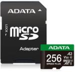 ADATA microSDXC Speed Plus 256GB U3/C10/A2/V30 (UD256GUI3V30A2SP-RA1)