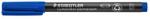 STAEDTLER Alkoholos marker, OHP, 1-2, 5 mm, STAEDTLER "Lumocolor® 314 B", kék (TS3143) - hazunktajan