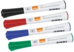 Nobo Táblamarker, kúpos hegyű, 1 mm, NOBO "Glide", 4 különböző szín (VN2077)