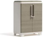 Curver Szelektív hulladékgyűjtő szekrény, műanyag, KETER Split Premium Wood , világos/bézs (UCKSPW)