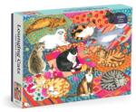 Galison 1000 db-os puzzle - Lounging Cats (82510) (82510)