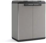 Curver Szelektív hulladékgyűjtő szekrény, műanyag, KETER Split Basic , szürke/fekete (UCKSB)