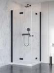 Radaway Nes 8 Black KDD-B szögletes fekete zuhanykabin 90B+90J (10074090-54-01L+10074090-54-01R)