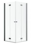 Radaway Nes Brushed GunMetal KDD-B szögletes szálcsiszolt fegyvermetál zuhanykabin 80B+100J (10024080-92-01L+10024100-92-01R)