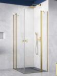 Radaway Nes Brushed Copper KDD II szögletes szálcsiszolt réz zuhanykabin 100B+100J (10031100-93-01L+10031100-93-01R)