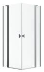 Radaway Nes Brushed GunMetal KDD II szögletes szálcsiszolt fegyvermetál zuhanykabin 100B+100J (10031100-92-01L+10031100-92-01R)