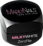 Marilynails ZeroFile - Milky White építőzselé 40 ml TF