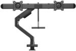 ACT AC8344 Dual Monitor Arm Office Premium gázrugóval keresztrúddal 17"-32 (AC8344)
