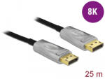 Delock Aktív optikai kábel DisplayPort 1.4 8K 25 m (DL-85888)