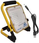 PRONETT XJ5246 Újratölthető LED reflektor, IP66, 50 W, 6500 K