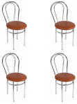  Nizza étkezőszék króm + calvados 4 db (ZSAJIM5907719403595FS1)
