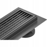 Mexen Flat M33 zuhanyfolyóka váza 60 cm, Fekete 1733060-15 (1733060-15)