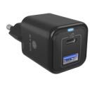 RaidSonic Icy Box IB-PS1020-PD USB-A / USB-C Hálózati Töltő Adapter 20 W - Fekete