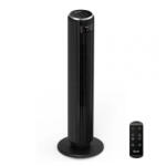 Levoit Ventilator turn Levoit TempSense 36 DC, 26W, 92 cm, Pentru pana la 49 m2, 12 viteze, 4 moduri, Timer, Oscilatie 90°, Telecomanda, Negru (TempSense 36) Ventilator