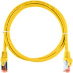 NIKOMAX S/FTP CAT6a RJ45 Patch Kábel 3 m - Sárga