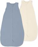 Kidizi Set 2 saci de dormit de vara pentru copii din muselina dubla 18-36 luni Kidizi jeans-ivory, bumbac 100%, 0.3 tog (5949551906605)