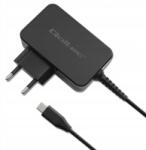 Qoltec Akkumulátortöltő GaN Power Pro 1xUSB-C 65W 5-20V 3-3.25A Fekete (52386)