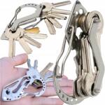  Kulcstartó Karabiner Többfunkciós Túlélő Multi-tool (RC-K-1193)