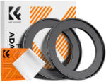 K&F Concept K&F Step Up Filter Ring 52-67mm*2pcs, +Vacuum Cleaning Cloth*1 (KF05.340)