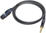 Infinitek L-2T2S microphone cable 6, 0mm, XLR (F) / JACK TRS 6, 3mm 15m, BLK (I-2TS-F/TRS-BLK-15)
