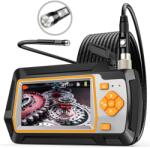 K&F Concept K&F Industrial Endoscope Dual Lens Inspection Camera 5.5mm with Metal Cable and 4.3' IPS Hard Screen, 8 LED Lights Hydro Camera, 20M (GW45.0010)