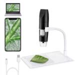 K&F Concept K&F WiFi and USB Digital Microscope, 1000X Zoom, 1080P Full HD, with Height Adjustable Stand, Mini M (GW45.0014)