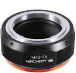 K&F Concept K&F M42 to Fuji X Lens Mount Adapter for M42 Screw Mount Lens to Fujifilm Fuji X-Series (KF06.434)