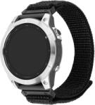 Fixed Sporty Garmin QuickFit Nylon Okosóra Szíj 26 mm - Fekete (FIXNST2-QF26MM-BK)