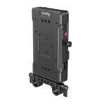 SmallRig V Mount Battery Adapter Plate with Dual 15mm Rod Clamp 3203 (3203B)