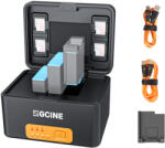 ZGCINE GoPro Battery Charging Case( 3-bit +3-901battery) (PS-G10Kit 3)