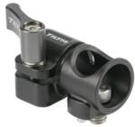 Tilta 15mm Rod Holder to 1/4"-20 Adapter (Side Mounted) - Black (TA-15RH-1420S-B)