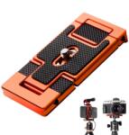 K&F Concept K&F CA02 Aluminum Multi Quick Release Plate 2 in 1 (Orange) (KF31.027V2)