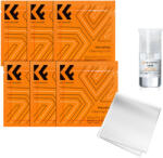 K&F Concept K&F 7 in 1 Cleaning kit, 10*10cm While Vacuum Cleaning Cloth*6 + 30ml Cleaning Liquid (SKU.2009)