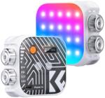 K&F Concept K&F RGB Full Color Portable Photography Light 360° 2500K - 9900K CRI 96+ Built-in 2000mAh Battery 21 Lighting Effects White (KF34.036V1)
