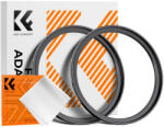 K&F Concept K&F Step Up Filter Ring 77-82mm*2pcs, +Vacuum Cleaning Cloth*1 (KF05.357)