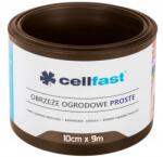 Cellfast Kerti szegély egyenes 10cm x 9m Cellfast barna (30-211)