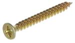 Visimpex Faforgácslap csavar sárga (tövigmenetes) SF PZ TM SAR 3, 5x33mm (001-001-001-025)
