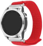 Fixed Sporty Garmin QuickFit Nylon Okosóra Szíj 26 mm - Piros (FIXNST2-QF26MM-RD)