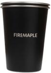 Fire Maple Rozsdamentes acél poharak 2 db Antarctic 350 ml, fekete