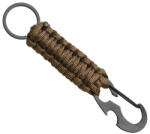 WARAGOD Breloc multifuncțional de supraviețuire cu paracord 4 în 1 Sanya, coiot