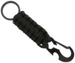 WARAGOD Breloc multifuncțional WARAGOD cu paracord de supraviețuire 4 în 1 Sanya, negru