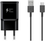 Samsung EP-TA200EBE 2A fekete gyári hálózati töltőfej + EP-DG970BBE USB / Type-C (USB-C) fekete kábel, 1, 5 m