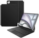 Tech-Protect TP2472 Tech-Protect Smartcase Apple iPad Air 11 (2024/2025) Pro 12.9 (2020/2021/2022) tok billentyűzettel, Fekete (TP2472)