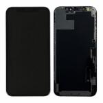 Apple iPhone 14 Pro Max, LCD kijelző érintőplexivel (SOFT OLED IC CSERE TÁMOGATÁS), fekete (OEM)