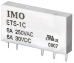 IMO ETS-1CN-SL-24VDC Miniatűr ipari relé, 6A, 24VDC, 1C/O (ETS-1CN-SL-24VDC) (ETS-1CN-SL-24VDC)